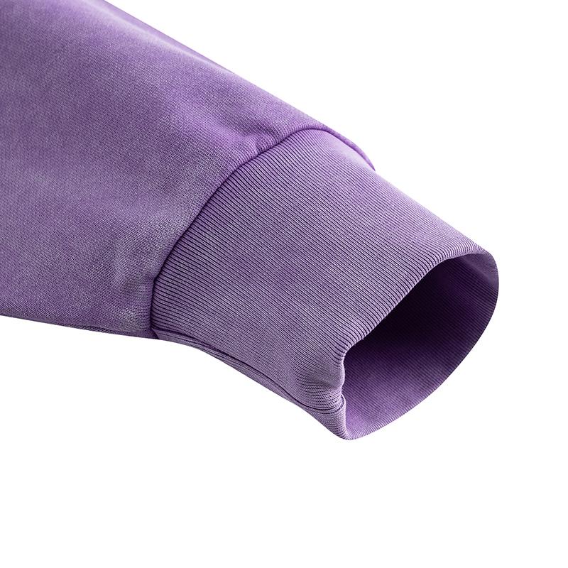 Anta Kyrie Series Trendy Versatile Loose Hooded Long Sleeve Sweatshirt Unisex Sweatshirt Jasmine-Purple 172531702R-4