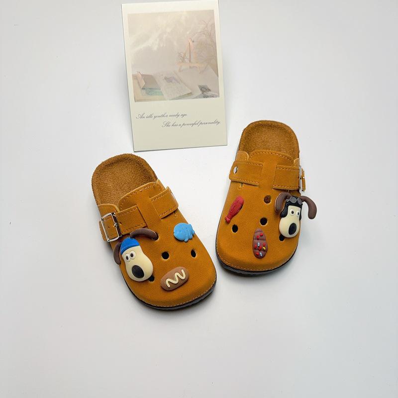 Birkenstock Kinder geschlossene Zehenpartie weiche Sohle Outdoor Crocs: Bequeme rutschfeste, verschleißfeste Halbschuhe