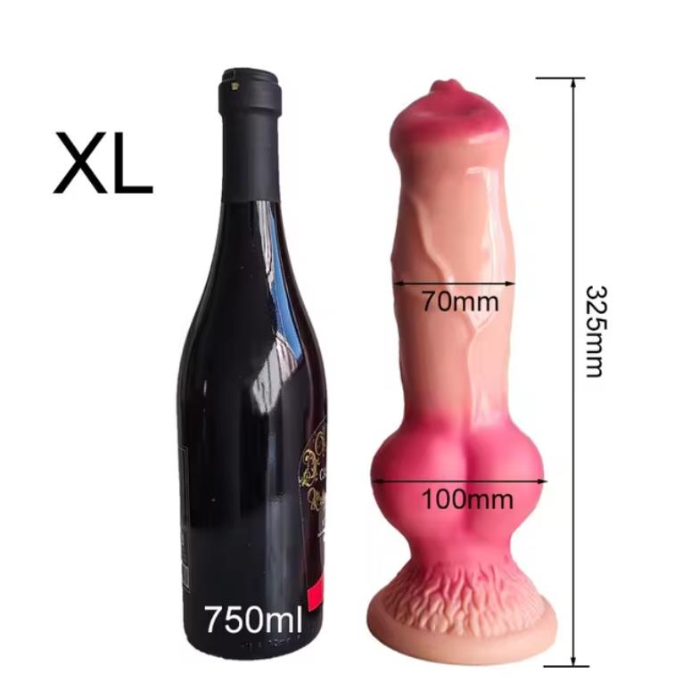 Realistic Huge Dog Knot Dildo Soft Monster Penis Sex Toys for Women Anal Plug Prostate Adult Eroti Animal Dick For Female Man