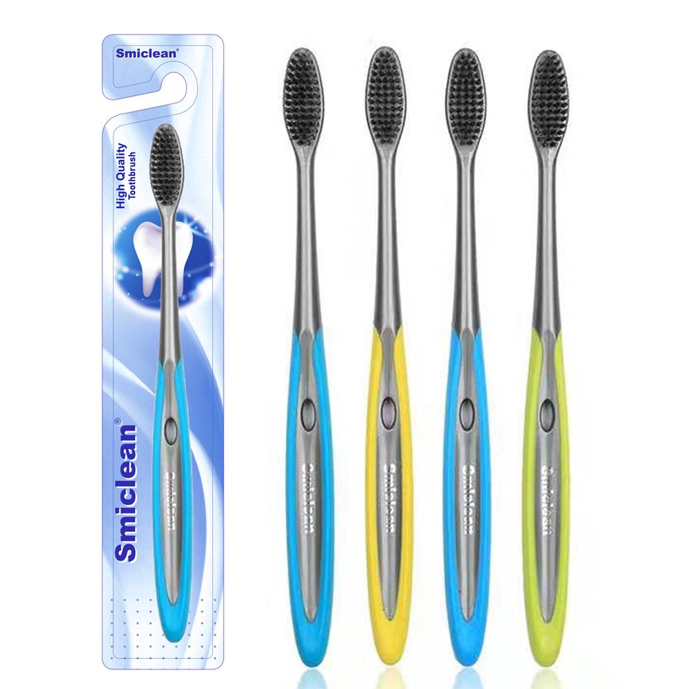 Sanxiao Smiclean High Quality Custom Logo Soft Adult Plastic Toothbrush