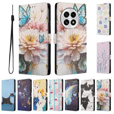 Mielas dažytos odos atverčiamas dėklas For Oneplus 13 13T 13R 13S 12 12R 11 11R 10T 10R 10 9 Pro 9R 8T Piniginė Stovas Laikiklis Kortelėms