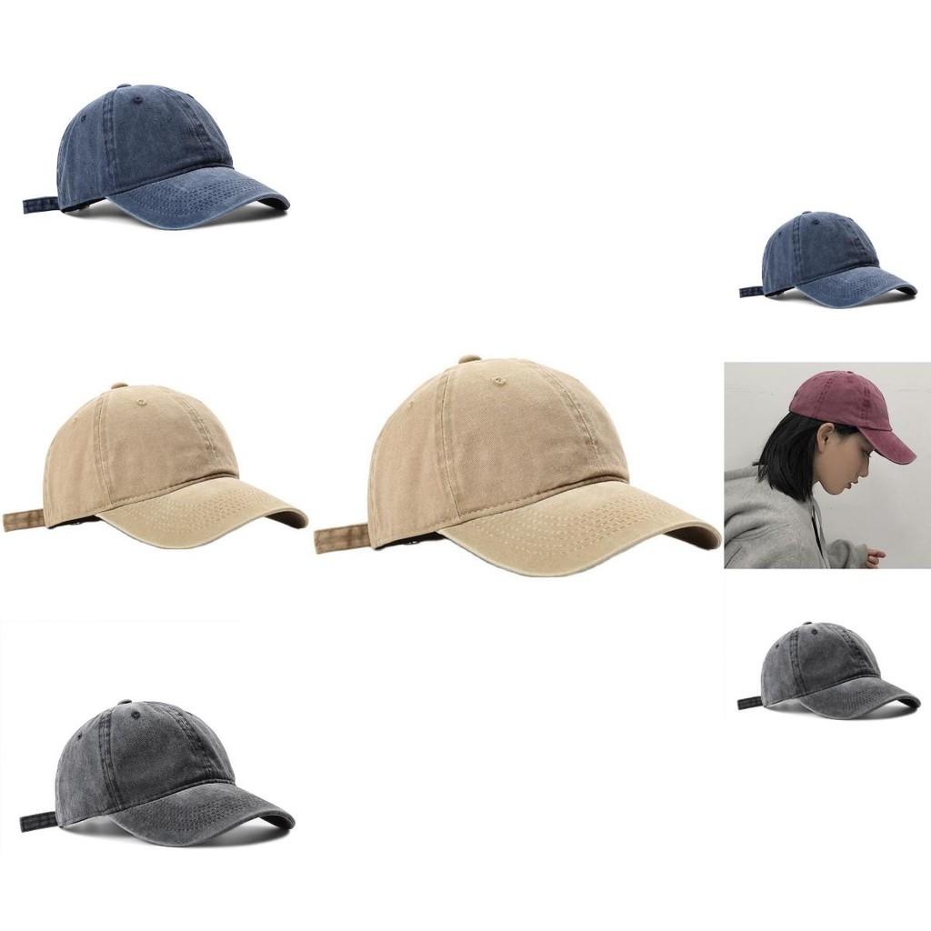 Fashionable Pure Cotton Baseball Hat Soft Brim And Adjustable Size