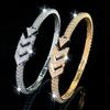 Niche Fashion Light Luxury Full Zircon Women's Simple Elegant Bracelet