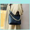 Pu Single Shoulder Bag For Women With Gold Chain Decoration For Daily Use