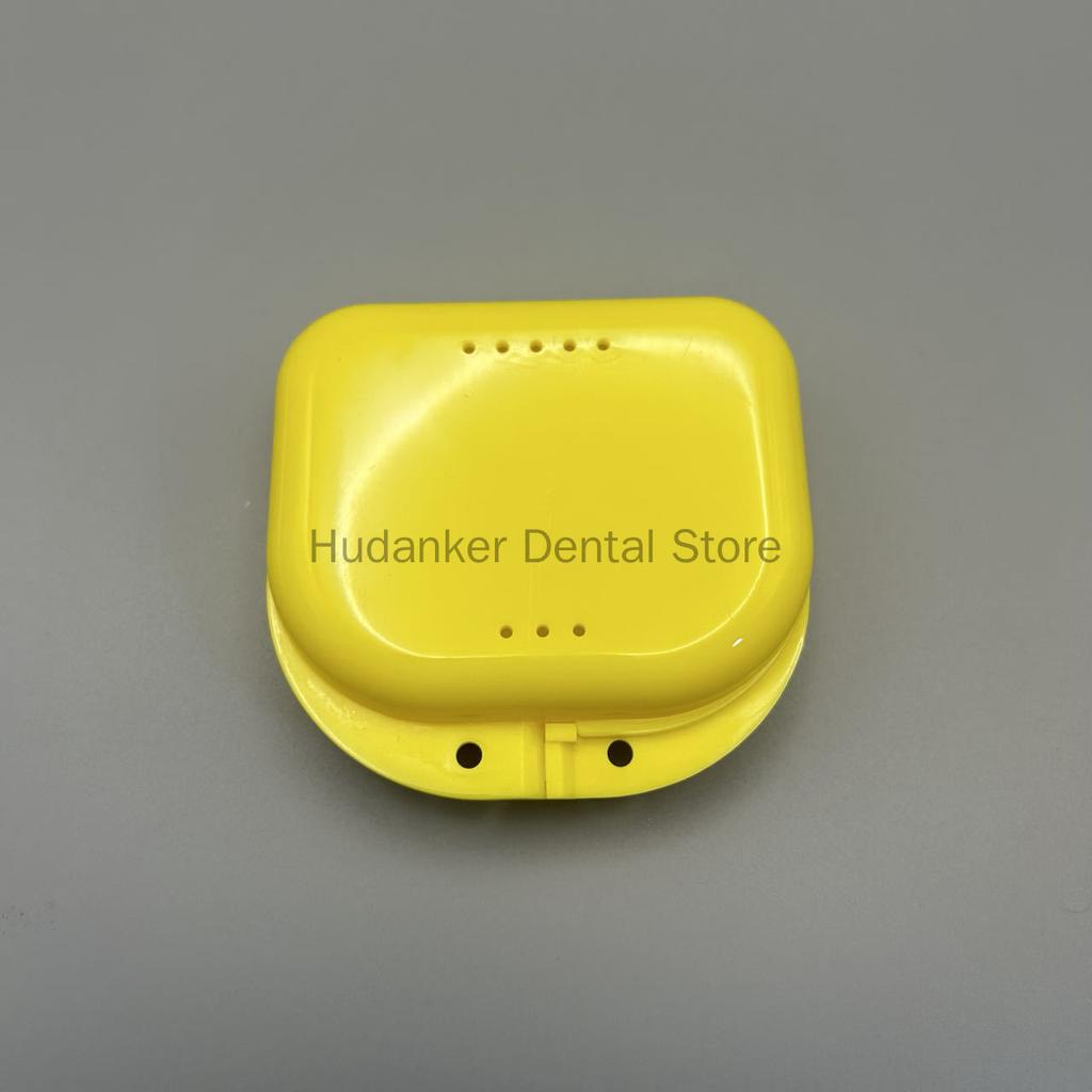 50 Pieces Denture Storage Box Partial Denture Case Orthodontic Prosthesis Teeth Container Boxes Dental Retainer