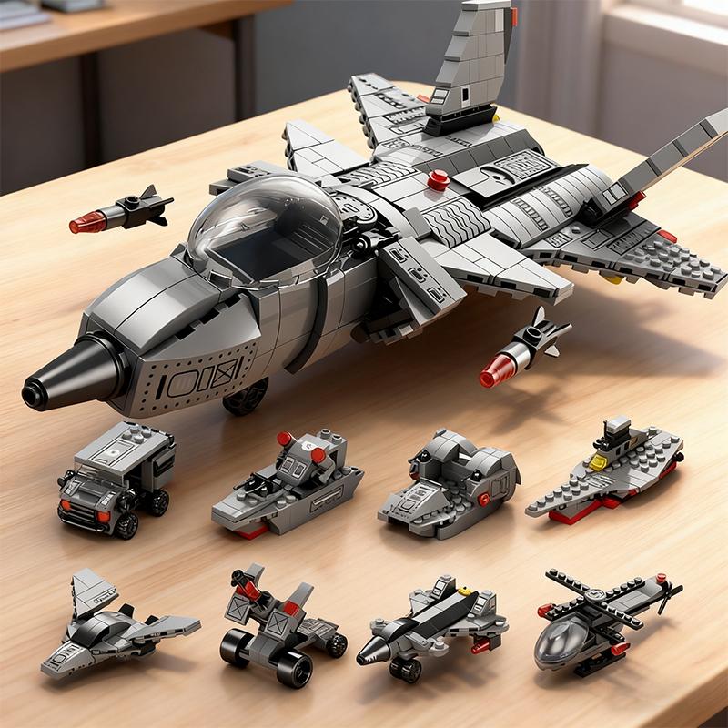 25In1 Air Force High-Standard Assembly High-Standard Assembly-Bricks Premium-Quality J20 High-Standard Warplane Premium-Quality Construction-Set
