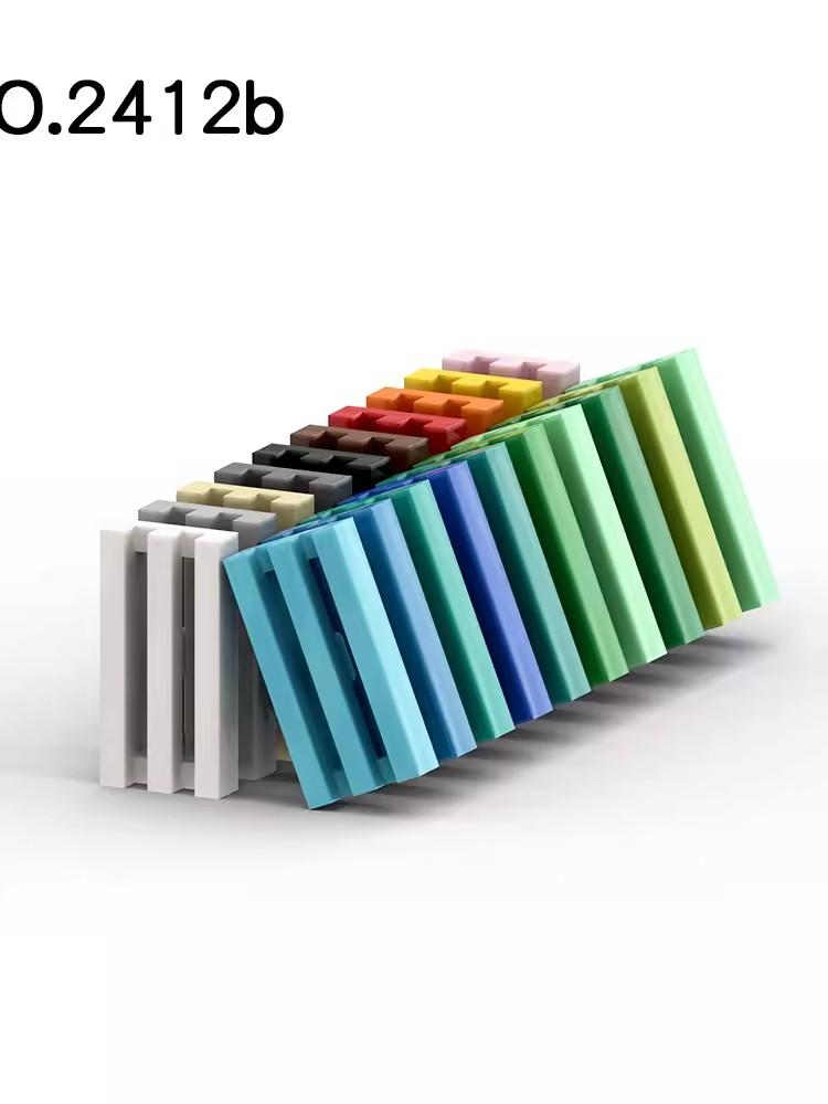 20pcsMOC Parts 2412 Tile Special 1 x 2 Grille Compatible Bricks DIY Assmble Building Blocks Particle Kid Puzzle Brain Toy Gift