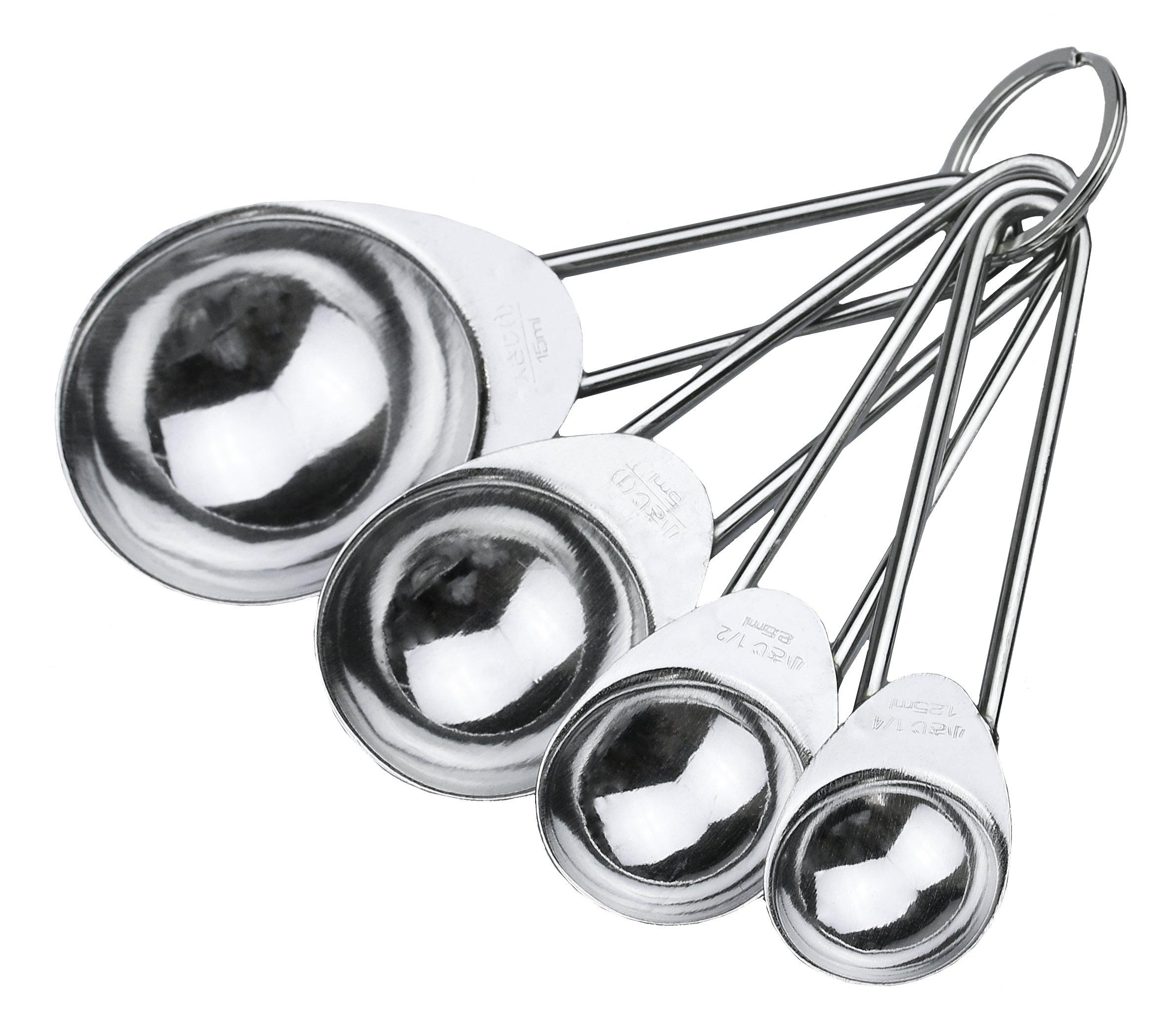 Pearl Metal Measuring Set of VeggieLive Spoons, 4, Compact, CC-1047