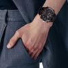 Casio EDIFICE stainless steel case black strap 100 meters waterproof quartz movement men's watch quartz movement stainless steel strap EQW-M1100DC-1A1