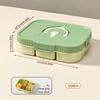 WORTHBUY Large Capacity Plastic Divided Bento Lunch Box Microwave Portable Leak-proof Cold And Hot Food Container For Student