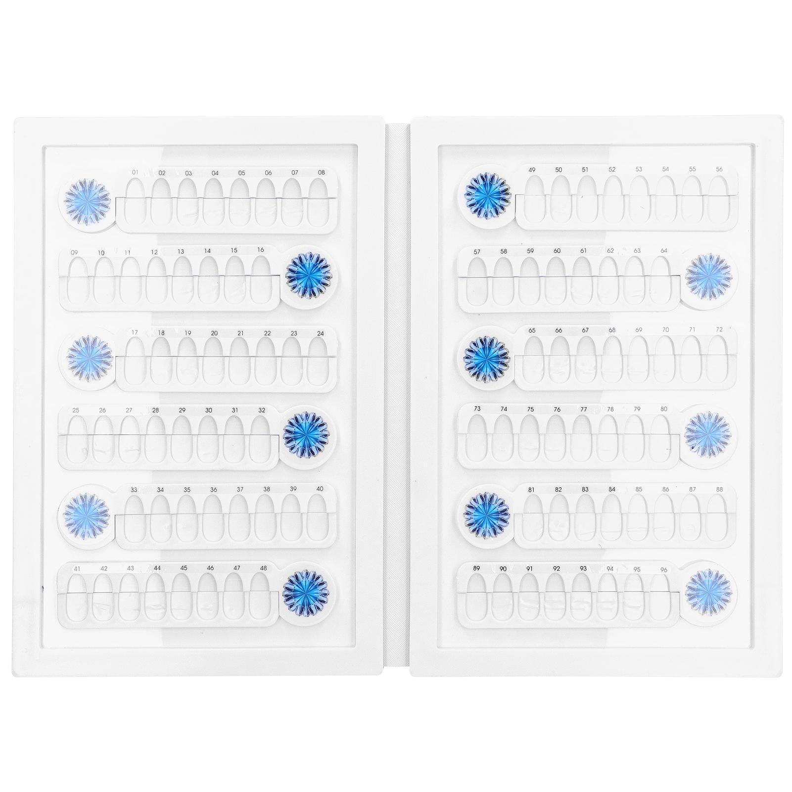 

96 цветов гель-лака для ногтей Демонстрационная книга Съемная магнитная демонстрационная книга для дизайна ногтей Инструменты