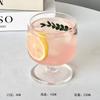 OLOEY Retro Low-Foot Glass Cocktail Cups