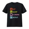 K Drama Korean Tv Show Fans Cute Funny Eat Sleep Repeat T Shirt Pop Kpop South Korea Lover Girls Boys Vintage Washed Graphic