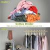 Blank Clothing Rack Divider, Wooden Closet Size Divider, Closet Dividers Hanging Closet Dividers for Home Nursery Baby Clothes