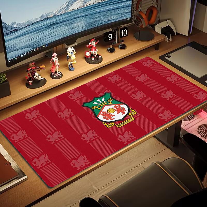 Wrexham AFC Mouse Pad Large Gaming Table Cushion Non-slip Laptop Tablet Big Mousepad XXL Mat Mini PC Playmat With Lock Edge_xia