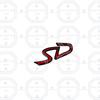 3D S SD Emblem Metal Car Side Badge Decoration Rear Trunk Sticker For Mini Cooper S R56 JCW Clubman Countryman R55 R56 R60 R61