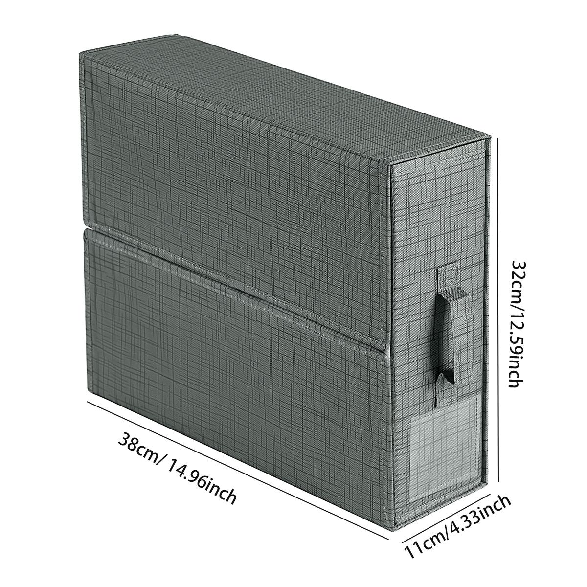 

1 шт. Складной ящик для хранения простыней с застежкой-молнией, контейнер под кроватью, наволочки, экономия места в доме светло-серый