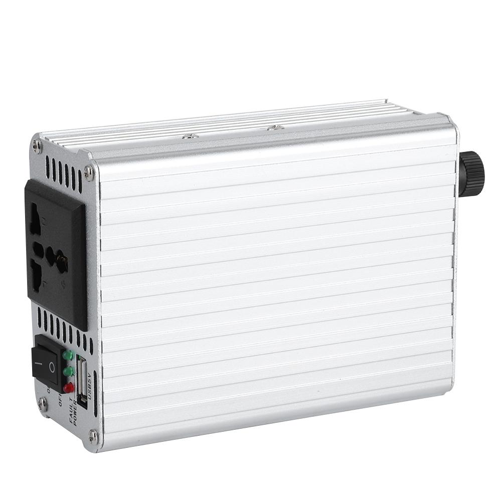 DC12V auf AC220V 500W Smart Power Converter LED Mehrfachschutz Sicherheit Auto Wechselrichter