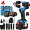 ONEVAN Torque Brushless Electric Impact Wrench 1/2 inch Screwdriver Cordless Wrench Power Tools For Makita 18V Battery