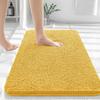 Homaxy Chenille Plain Hairy TPR Material Door Mat Indoor Non Slip Door Mat Dirt Trap Absorbent Mat Absorbs Water Bathroom Mat