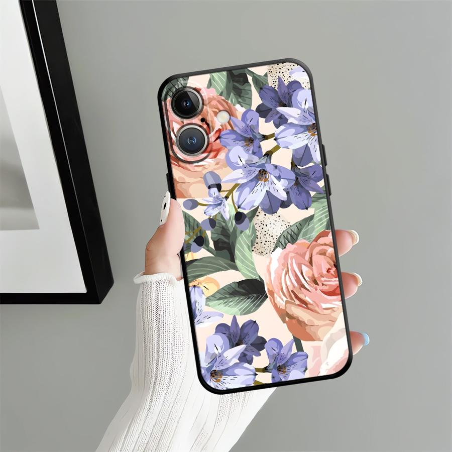 Beautiful Flowers Case for Apple iPhone 17 Pro Max 13 14 11 15 Pro 7 8 16 Air XR XS MAX 12 Funda Phone Cover