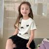 Girl's Short Sleeve Bow T-Shirt