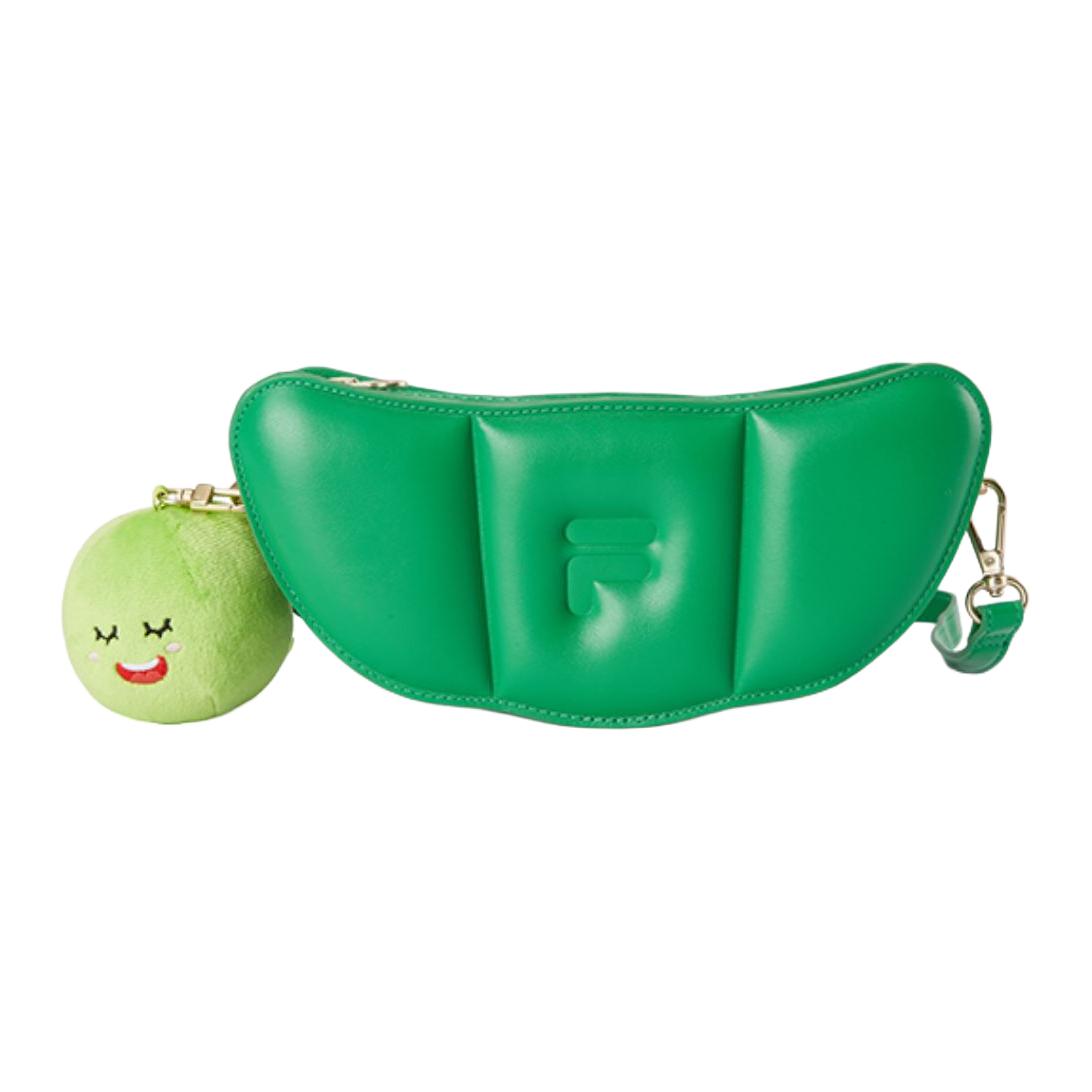 FILA Cute Casual Pea Shape Zipper Crossbody Bag Kids bags Kelly-Green K17G511101FGN Kelly Green