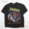 Vintage Judas Priest Defenders Of The Faith T Shirt Size XL Vintage Washed Streetwear Top For Everyday Wear Versatile Stretched