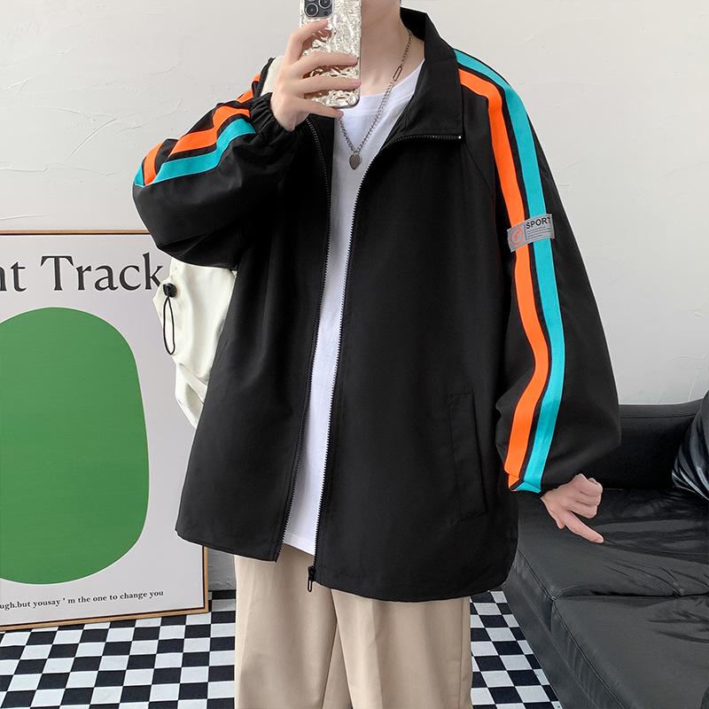 Autumn on New Men Casual Collars Mountaineering Sports Windproof Waterproof Jacket Fashion Trend Coat Men