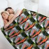 Bus Throw Blanket valentine gift ideas wednesday for sofa Thins Blankets
