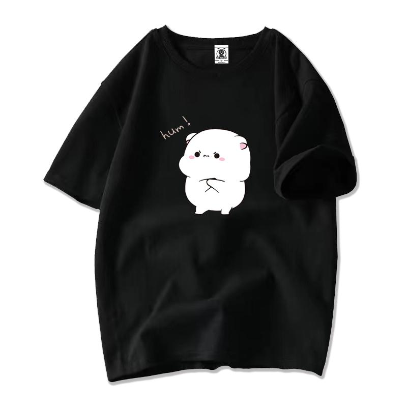 Om Unisex Tshirt for Unisexs Korean Fashion Loose Teen Oversized Plus Size Topsprinted Graphic