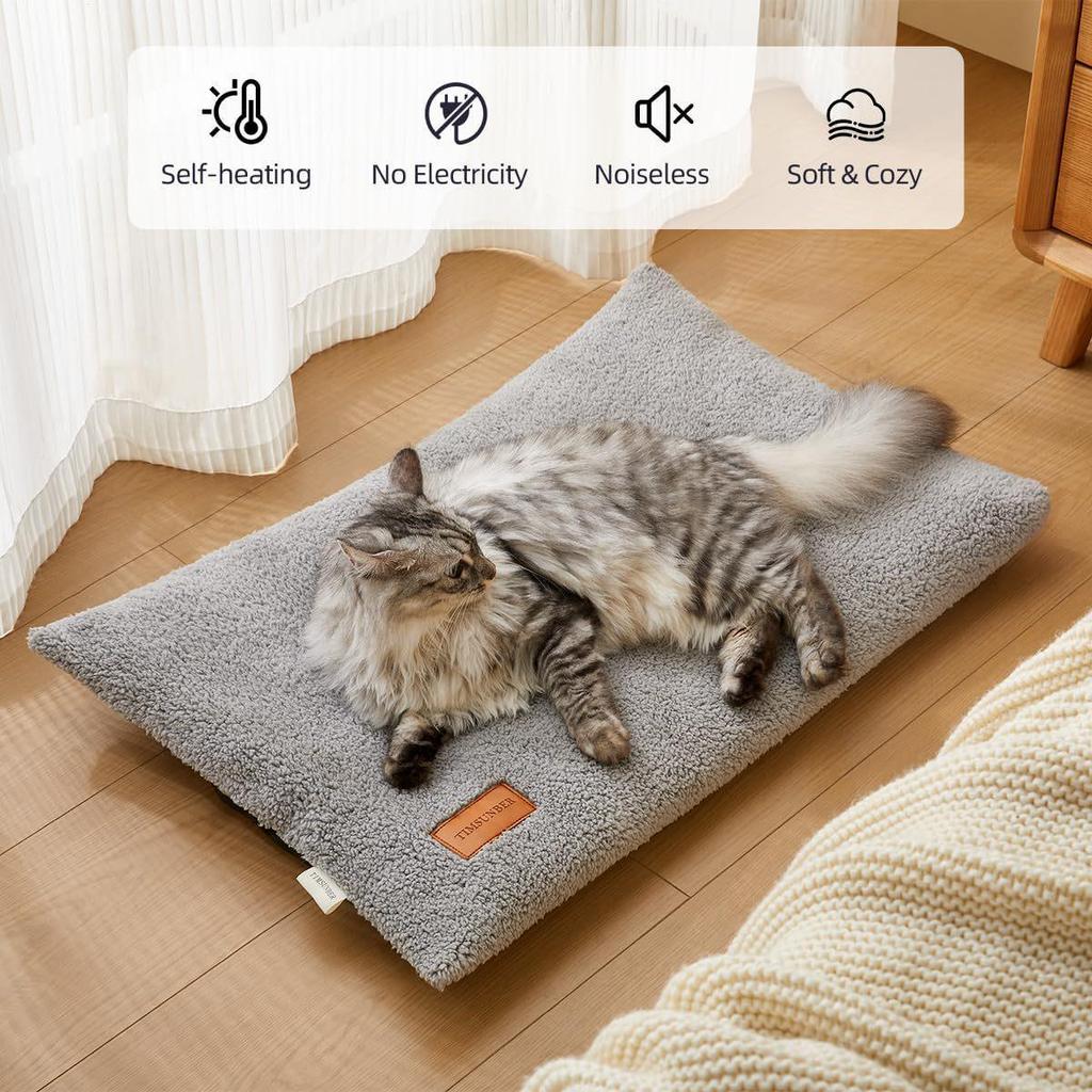 Self-Heating Winter Pet Mat: Cozy Cushion for Dogs & Cats