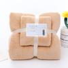 High Quality Bath Towel Set Gift Thick Coral Fleece Soft Absorbent Face Towel Bath Set