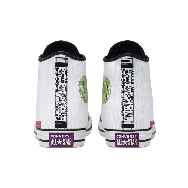 Converse Chuck Taylor All Star High Dramatic Nights - White Unisex Sneakers Black Bold-Wasabi 170851F