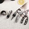 Bottle Shape Corkscrew Set Stainless Steel Simulation Red Wine Tool Kit Portable Multifunctional Red Wine Toolbox