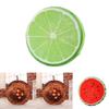 Adorable 16" Round Fruit Sofa Throw Pillow For Living Room Or Bedroom
