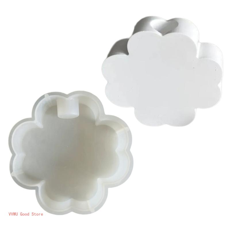 

Candlestick Silicone Mold Stand Mould Butterfly/Heart/Clovers Holder Gypsum Molds Home Decorations Mould