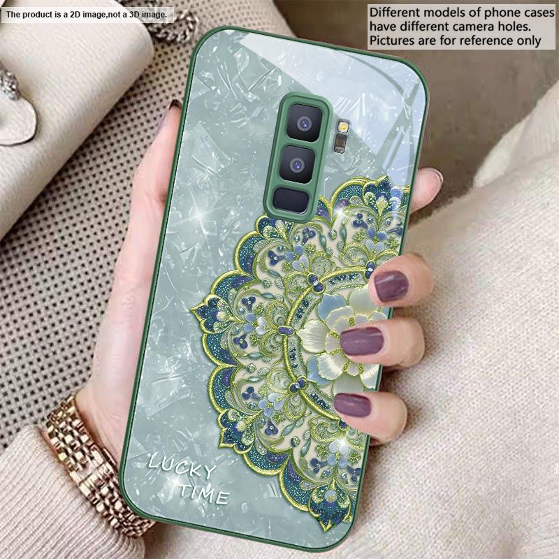 Pachnąca Złota Mandala Na Samsung S26 S22 S8 S9 S10 S20 Ultra S21 Pro S22 Plus S23 FE S24Ultra S25 Edge S24+ Szklane Etui Na Telefon