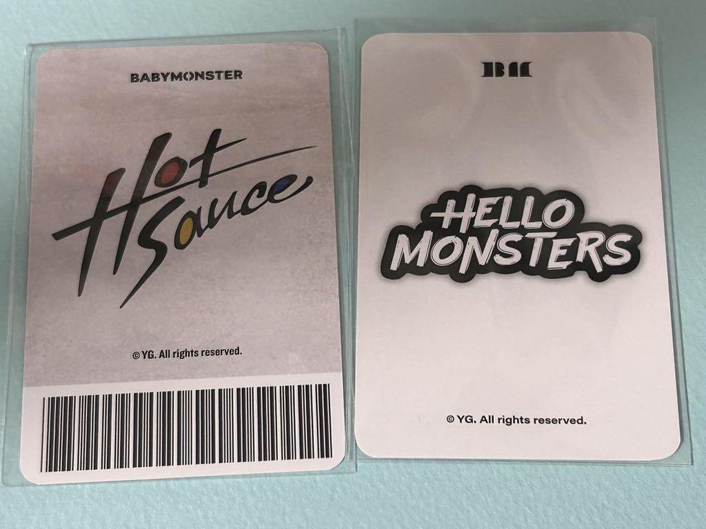 [USED] BABYMONSTER HOT SAUCE Bonus Trading Card Asa Pouch