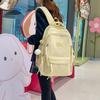 Schoolbag Cute Girl Schoolbag Large Capacity College Style Junior High School Girl High School College Student Backpack Leisure Travel Backpack