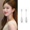 Xu I is dazzling Zhao Lusi Xu Yan same silver needle zircon pearl earrings elegant stud earrings light luxury high-end earrings