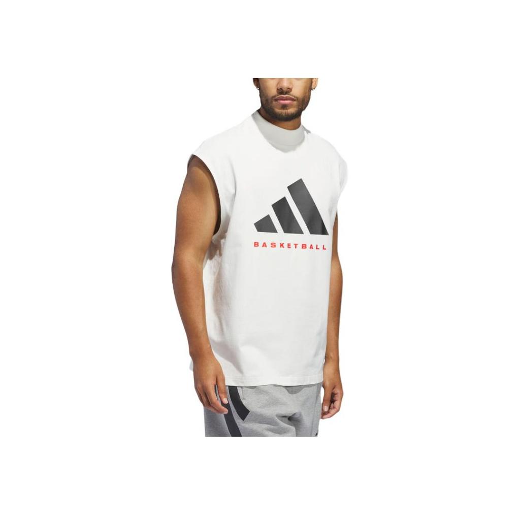 adidas FW24 Die Kollektion 2025 Kapitel 01 Mode Bequem Weich Basketballweste Unisex Westen Weiß IW5648
