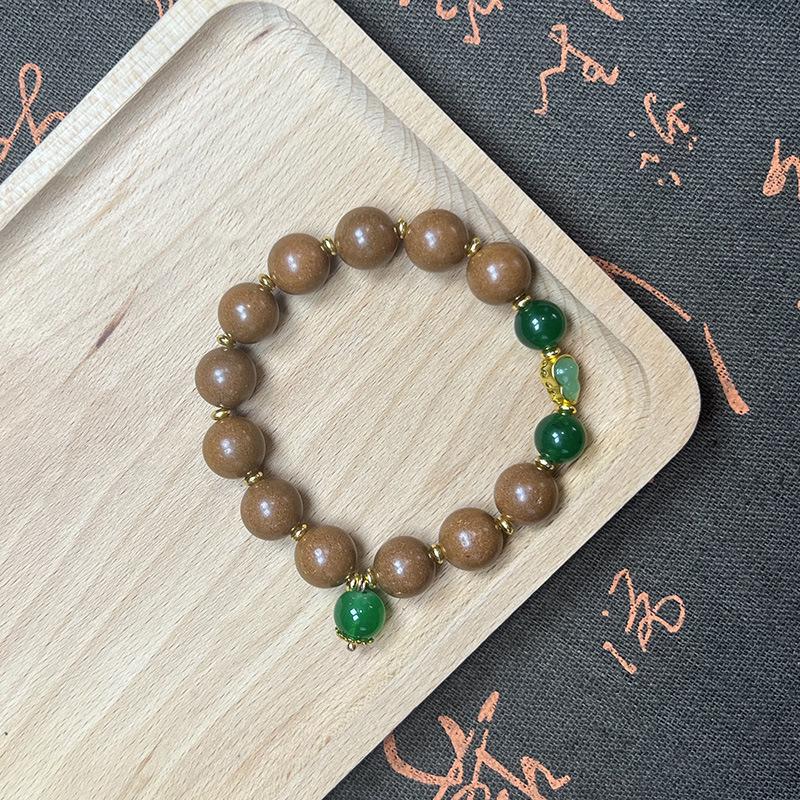 Handmade Osmanthus Scented Beads 12mm Crystal DIY Jewelry Bracelet Gift Box