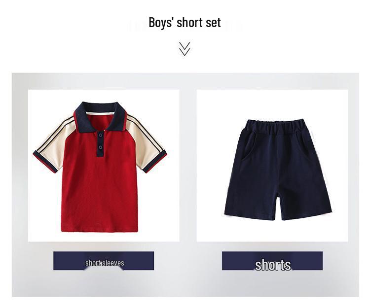 Customizable Unisex Kindergarten Academy Uniform Set for Children
