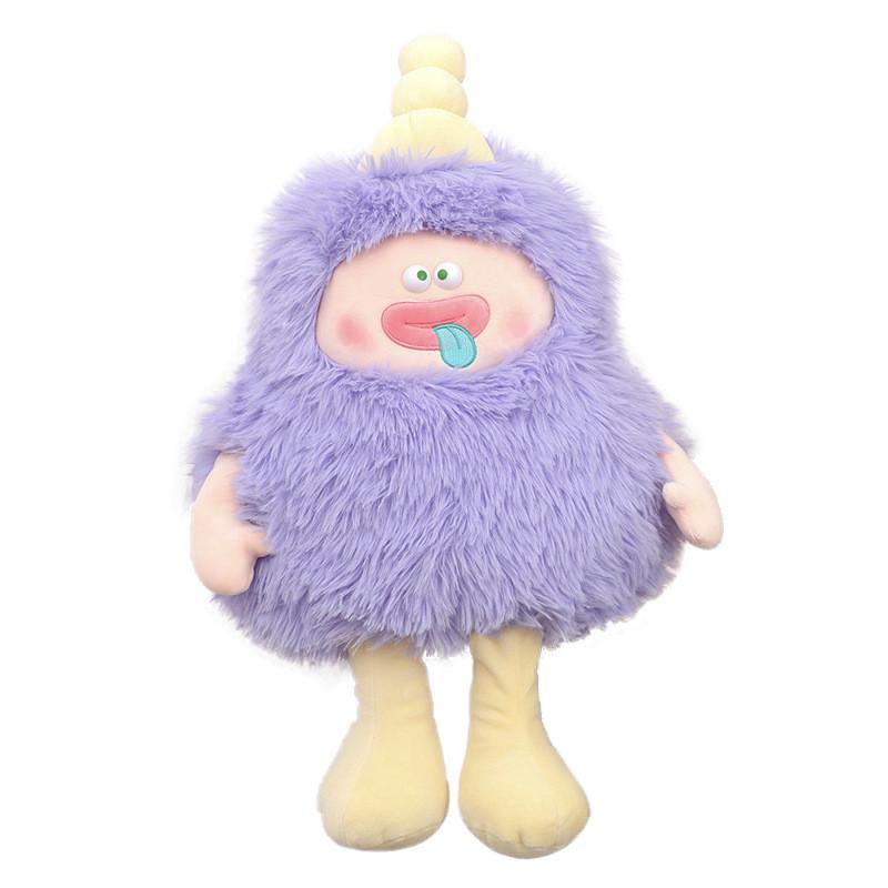 Long Haired Monster Plush Toy With Pp Cotton Filling For Kids Playroom Decor