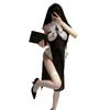 Sex lingerie cos play nun pure desire suit bed passion free sexy uniform seduction robe