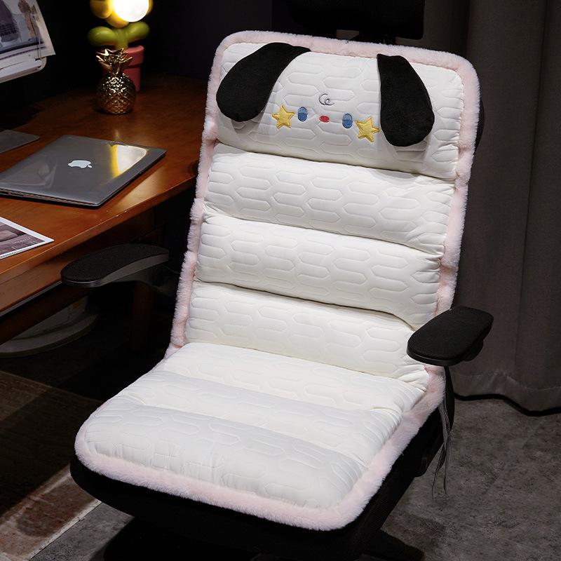 1 шт латексная цельная подушка для офиса летнее сидение поддержка талии подушка для стула сидение в течение длительного времени отсутствие усталости 90x45cm 4723₽