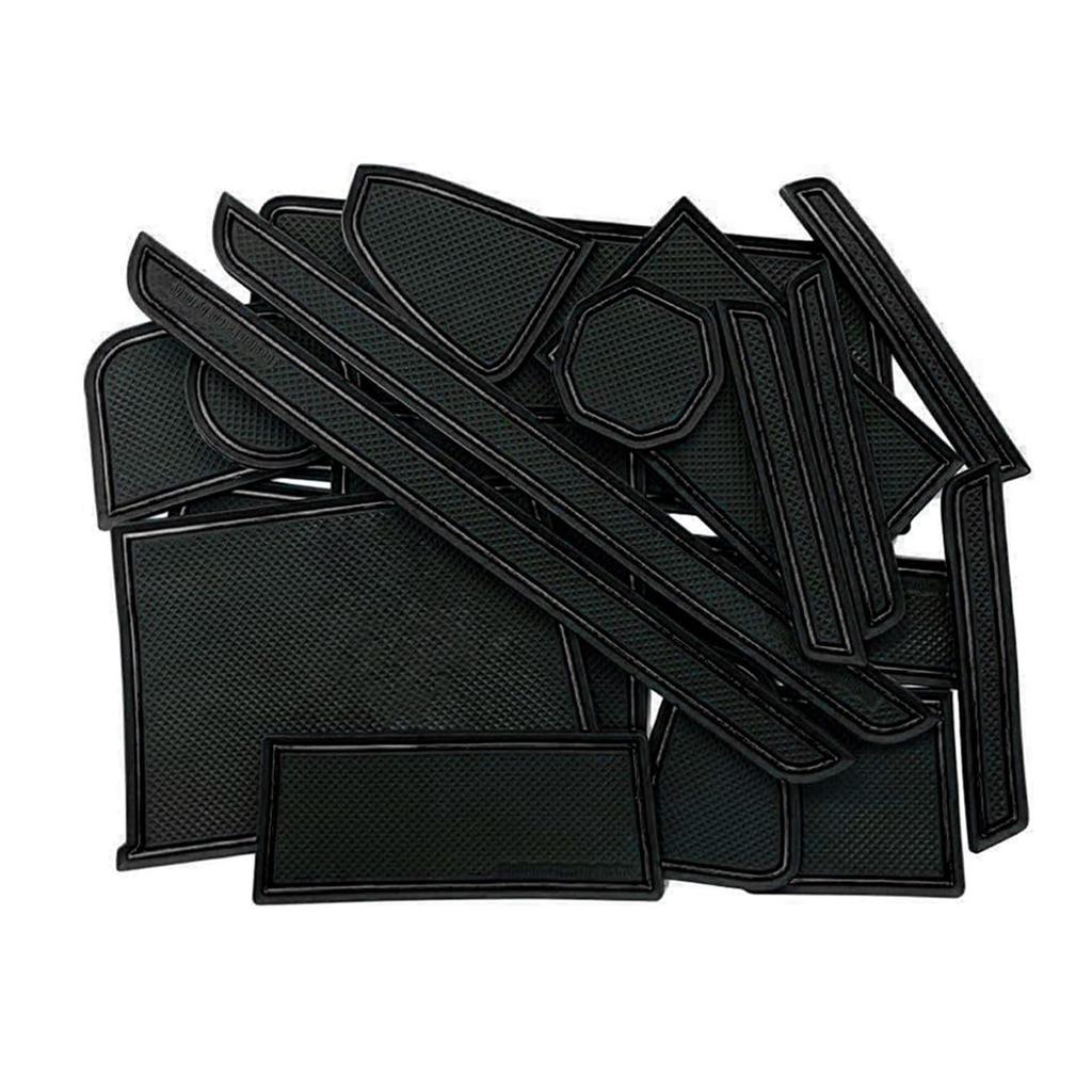 Ruiya Toyota Hiace 200 Serie Super GL Exclusive Gummi Innen Türtasche Tasche Kratzgeräusch 17 Hiace 200 Serie Zubehörteile Matten, Matten,