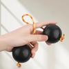 Asalato Patica Folk Instrument Percussion Batica Maracas Percussion 2-Piece (Black)
