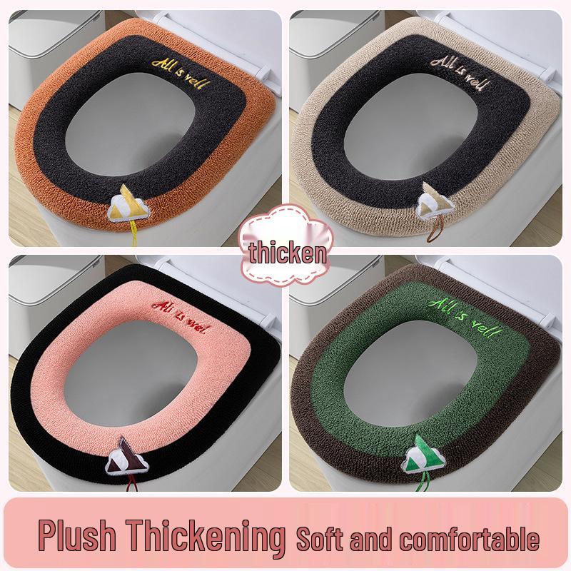 

2025 High-End Luxury Thickened Winter Toilet Seat Cushion